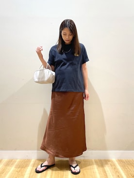 「URBAN RESEARCH Sonny Label（アーバンリサーチサニーレーベル）のアイテム（トップス）」を使った、ナカゾノさん（レディース・170cm）の夏コーディネート
