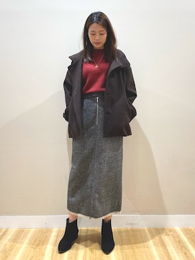 ナカゾノさん(レディース・170cm)の冬コーディネート