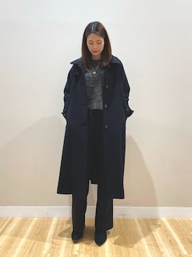 「アイテム（その他アウター）」を使った、ナカゾノさん（レディース・170cm）の冬コーディネート