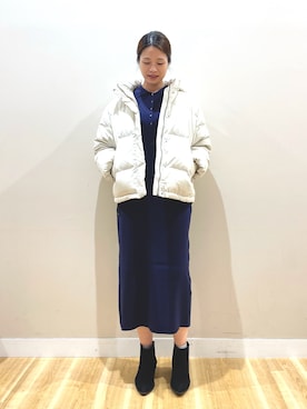 ナカゾノさん（レディース・170cm）の冬コーディネート