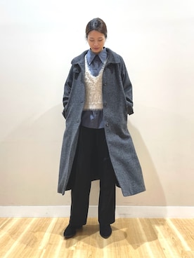 ナカゾノさん（レディース・170cm）の冬コーディネート