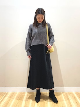 ナカゾノさん（レディース・170cm）の冬コーディネート