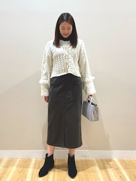 ナカゾノさん(レディース・170cm)の冬コーディネート