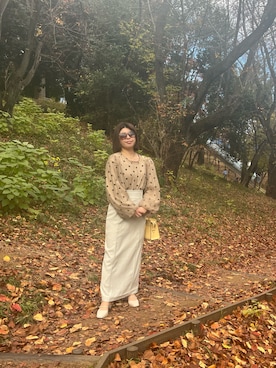 「アイテム（パンプス）」を使った、jellyfishkuraさん（レディース・150cm・20代）の冬コーディネート