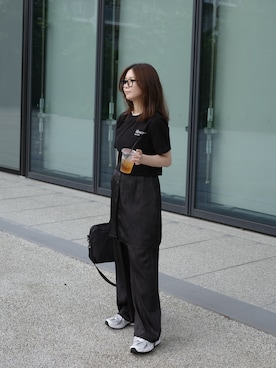 「solleim（ソルレム）のアイテム」を使った、maiさん（レディース・154cm）の夏コーディネート