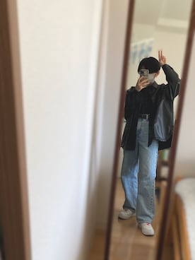 「RAG MACHINE（ラグマシーン）のアイテム（ジャケット/アウター）」を使った、jo-ge さん（レディース・151cm）の秋コーディネート