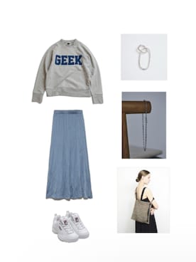 Hana.さん（レディース・155cm）の春コーディネート