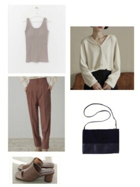 Hana.さん（レディース・155cm）の秋コーディネート