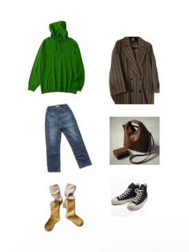 Hana.さん（レディース・155cm）の春コーディネート