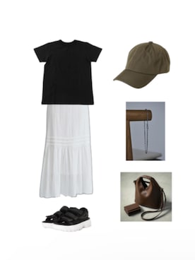 Hana.さん（レディース・155cm）の夏コーディネート