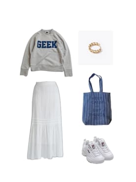 「ARTIDA OUD（アルティーダウード）のアイテム」を使った、Hana.さん（レディース・155cm）の春コーディネート