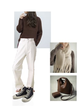 Hana.さん（レディース・155cm）の秋コーディネート