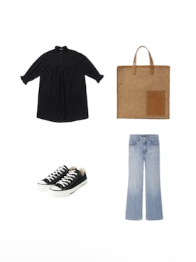 Hana.さん（レディース・155cm）の春コーディネート