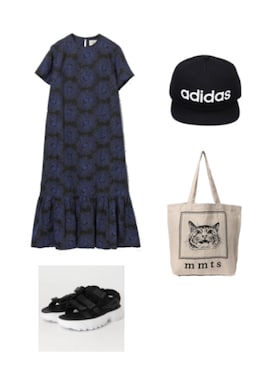 「mmts（マミタス）のアイテム」を使った、Hana.さん（レディース・155cm）の夏コーディネート