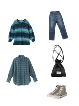 Hana.さん（レディース・155cm）の秋コーディネート