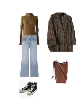 Hana.さん（レディース・155cm）の冬コーディネート