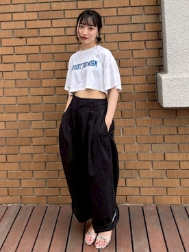 あみゅさん（レディース・157cm・20代）の夏コーディネート