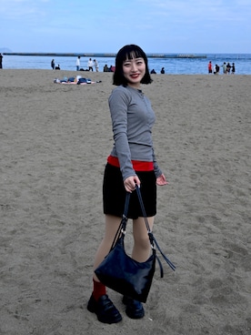 「SHEPP（シープ）のアイテム」を使った、あみゅさん（レディース・157cm）の春コーディネート