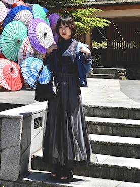 あみゅさん(レディース・157cm)の春コーディネート