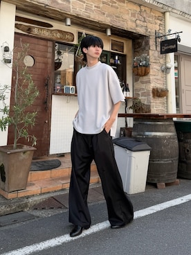 「ASTRONOMY（アストロノミー）のアイテム」を使った、たかさん（メンズ・178cm）の春コーディネート