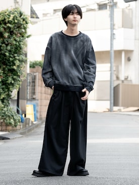 「アイテム（モカシン/デッキシューズ）」を使った、たかさん（メンズ・178cm）の秋コーディネート