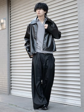 「ASTRONOMY（アストロノミー）のアイテム」を使った、たかさん（メンズ・178cm）の冬コーディネート