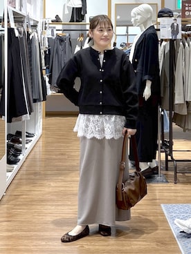 「GLOBAL WORK（グローバルワーク）のアイテム（バレエシューズ）」を使った、きくさん（レディース・161cm）の秋コーディネート