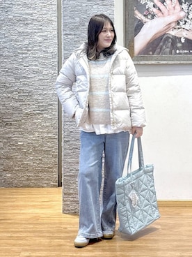 「リラックス」｜きくさん（レディース・161cm）の冬コーディネート