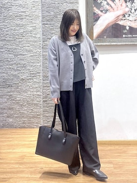 「GLOBAL WORK（グローバルワーク）のアイテム（オールインワン・サロペット）」を使った、きくさん（レディース・161cm）の秋コーディネート