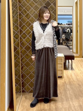 「GLOBAL WORK（グローバルワーク）のアイテム（バレエシューズ）」を使った、きくさん（レディース・161cm）の秋コーディネート