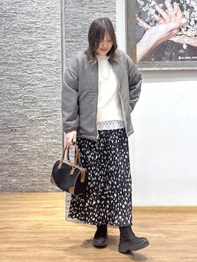 きくさん（レディース・161cm）の冬コーディネート