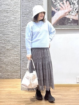 きくさん(レディース・161cm)の冬コーディネート