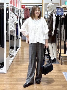 「GLOBAL WORK（グローバルワーク）のアイテム（バッグ）」を使った、きくさん（レディース・161cm）の夏コーディネート