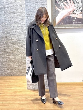 「GLOBAL WORK（グローバルワーク）のアイテム（パンツ）」を使った、きくさん（レディース・161cm）の秋コーディネート