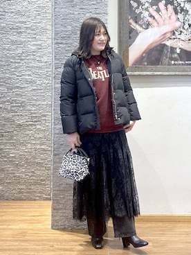 「リラックス」｜きくさん（レディース・161cm）の冬コーディネート