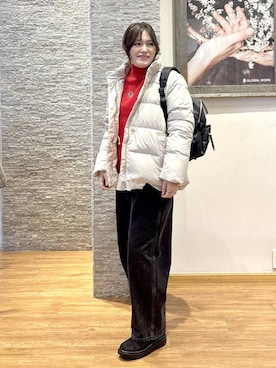 「アイテム（その他ヘアアクセサリー）」を使った、きくさん（レディース・161cm）の秋コーディネート