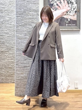 きくさん（レディース・161cm）の冬コーディネート