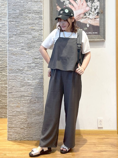 新品　グローバルワーク　グレー 冷感サロペット Tシャツセット　Mサイズ 楽天市場】冷感サロペ*Tシャツセット/495699 GLOBAL WORK