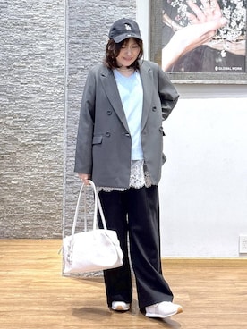 きくさん(レディース・161cm)の冬コーディネート