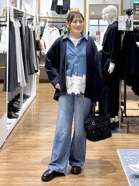 「GLOBAL WORK（グローバルワーク）のアイテム（ジャケット/アウター）」を使った、きくさん（レディース・161cm）の秋コーディネート