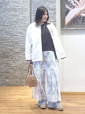 「リラックス」｜きくさん（レディース・161cm）の冬コーディネート