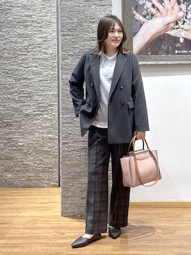 きくさん（レディース・161cm）の冬コーディネート