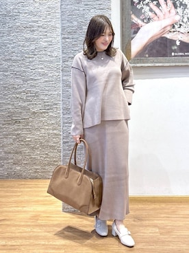 「GLOBAL WORK（グローバルワーク）のアイテム（ワンピース）」を使った、きくさん（レディース・161cm）の秋コーディネート