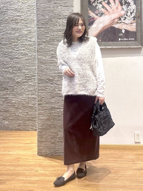 ラクッションベルトニットパンプス/290988（パンプス）｜GLOBAL WORK