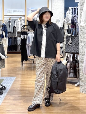 「GLOBAL WORK（グローバルワーク）のアイテム（帽子）」を使った、きくさん（レディース・161cm）の夏コーディネート