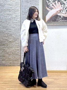 きくさん(レディース・161cm)の冬コーディネート