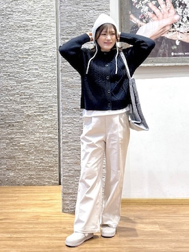 「GLOBAL WORK（グローバルワーク）のアイテム（帽子）」を使った、きくさん（レディース・161cm）の冬コーディネート