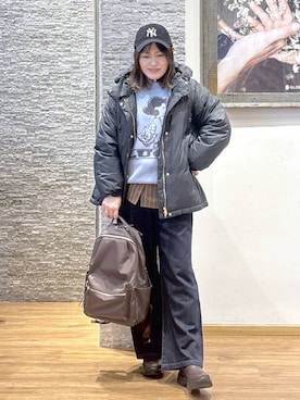 きくさん(レディース・161cm)の冬コーディネート