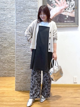 「GLOBAL WORK（グローバルワーク）のアイテム（パンツ）」を使った、きくさん（レディース・161cm）の夏コーディネート