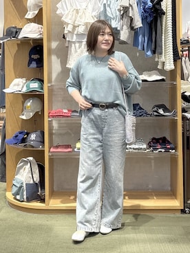 「GLOBAL WORK（グローバルワーク）のアイテム（シューズ）」を使った、きくさん（レディース・161cm）の春コーディネート